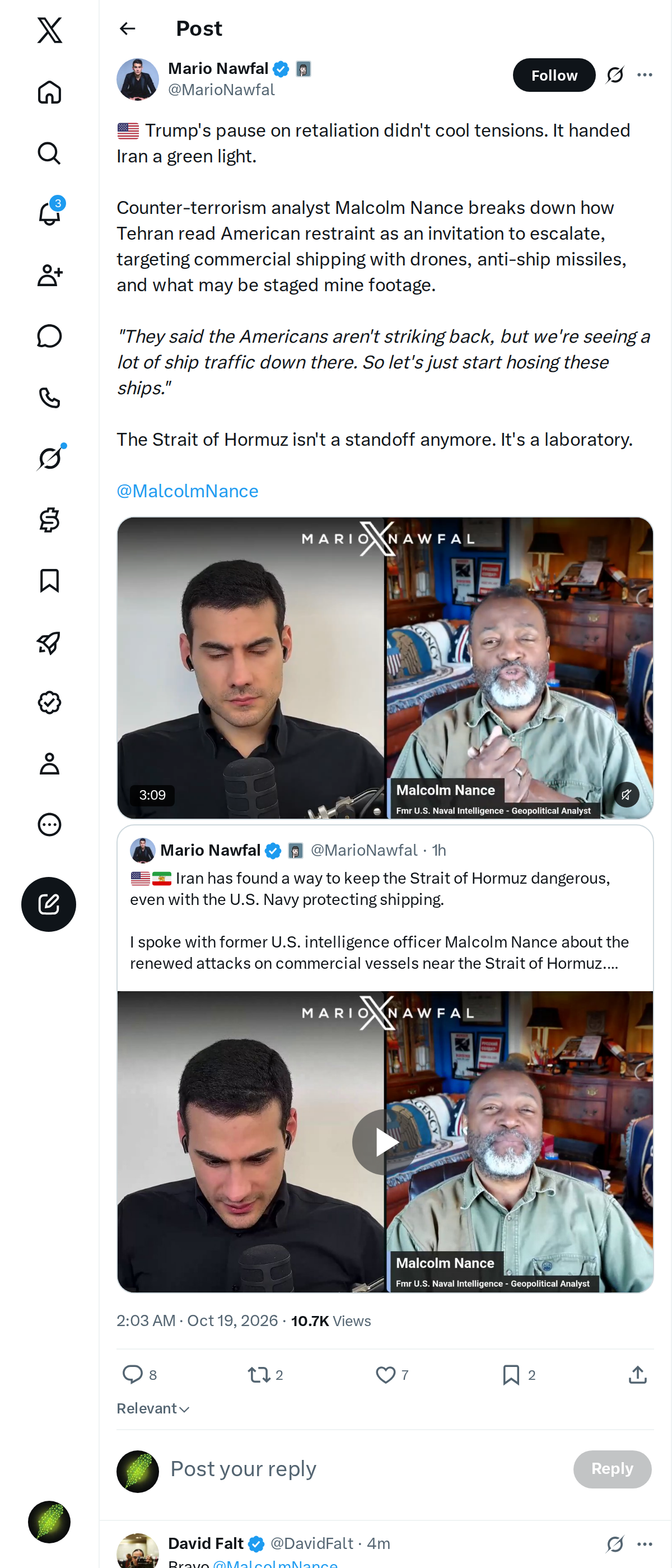 Snapshot 1 of @MarioNawfal's post from 2026-10-19