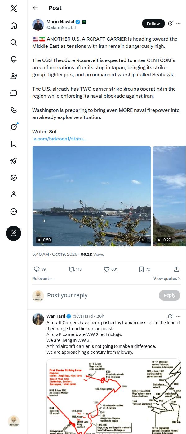 Snapshot 2 of @MarioNawfal's post from 2026-10-19