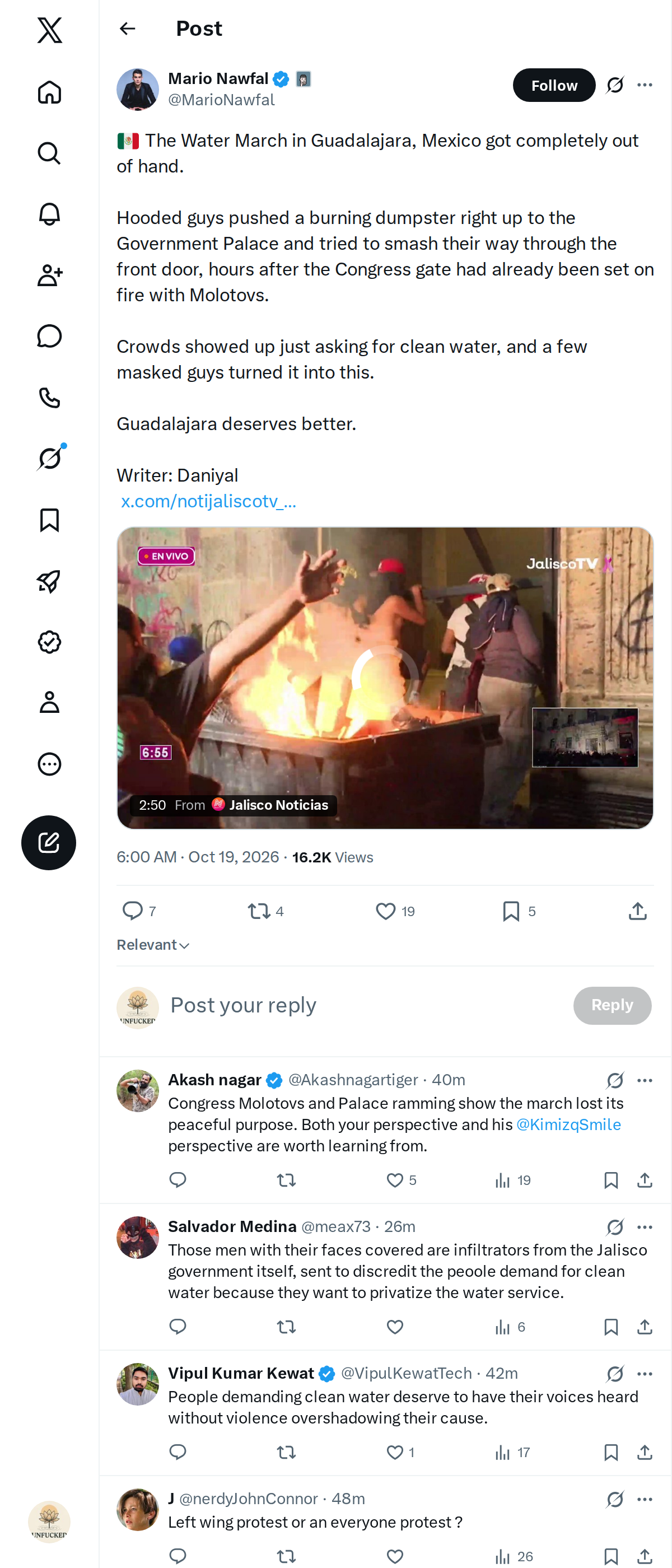Snapshot 1 of @MarioNawfal's post from 2026-10-19