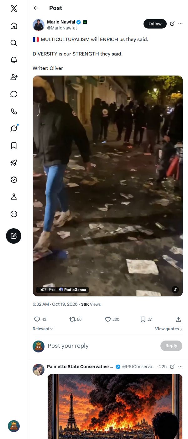 Snapshot 2 of @MarioNawfal's post from 2026-10-19
