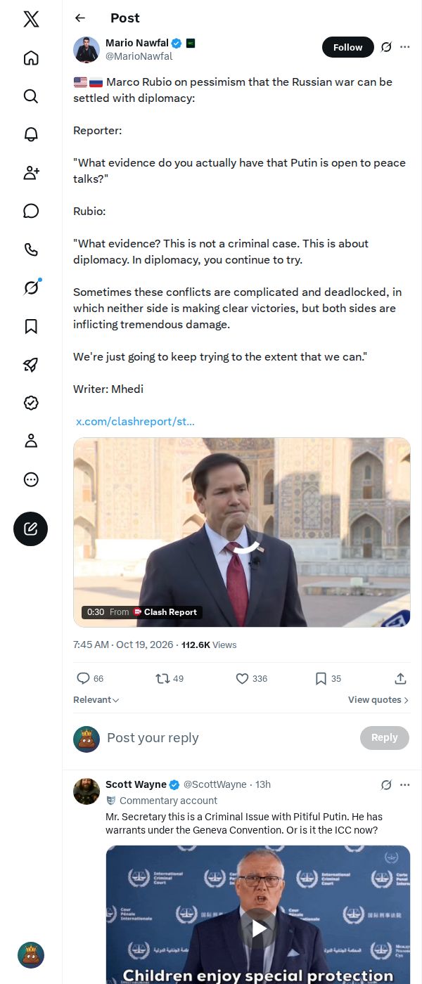 Snapshot 2 of @MarioNawfal's post from 2026-10-19