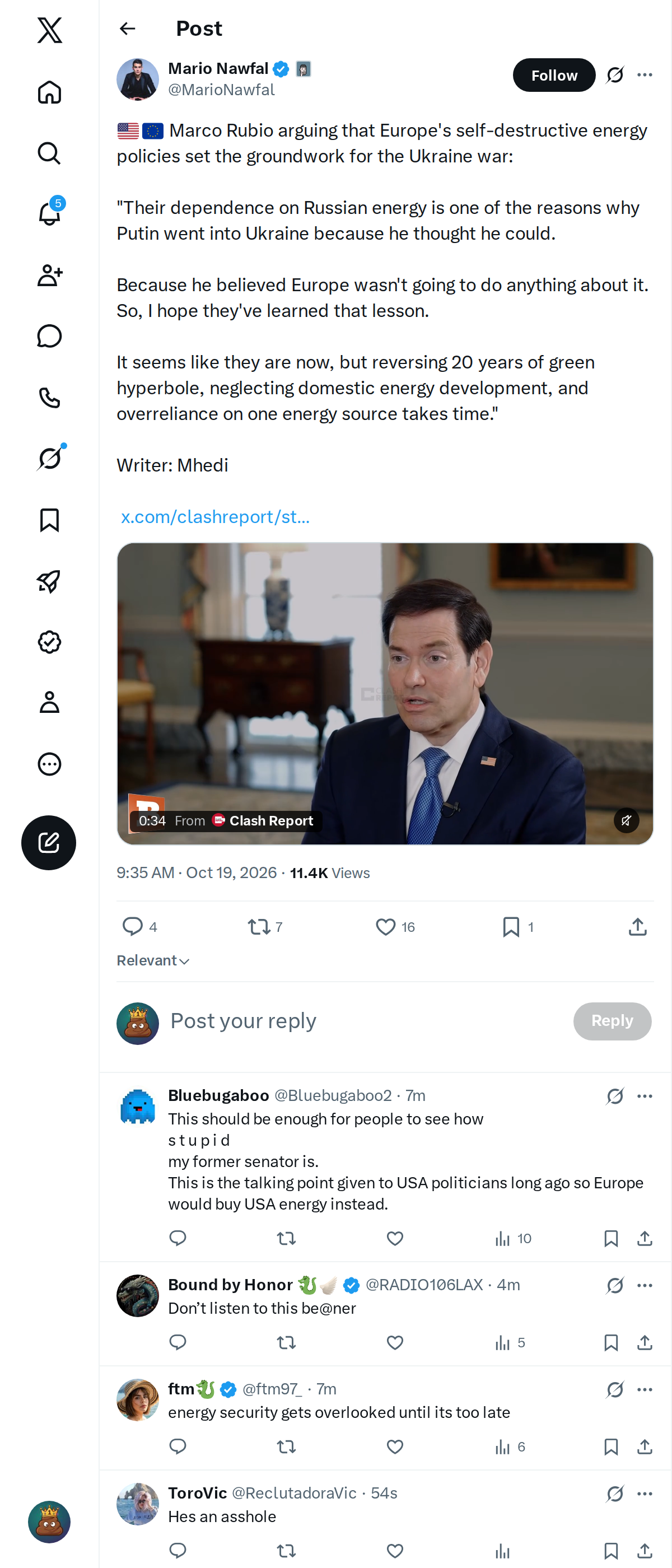 Snapshot 1 of @MarioNawfal's post from 2026-10-19