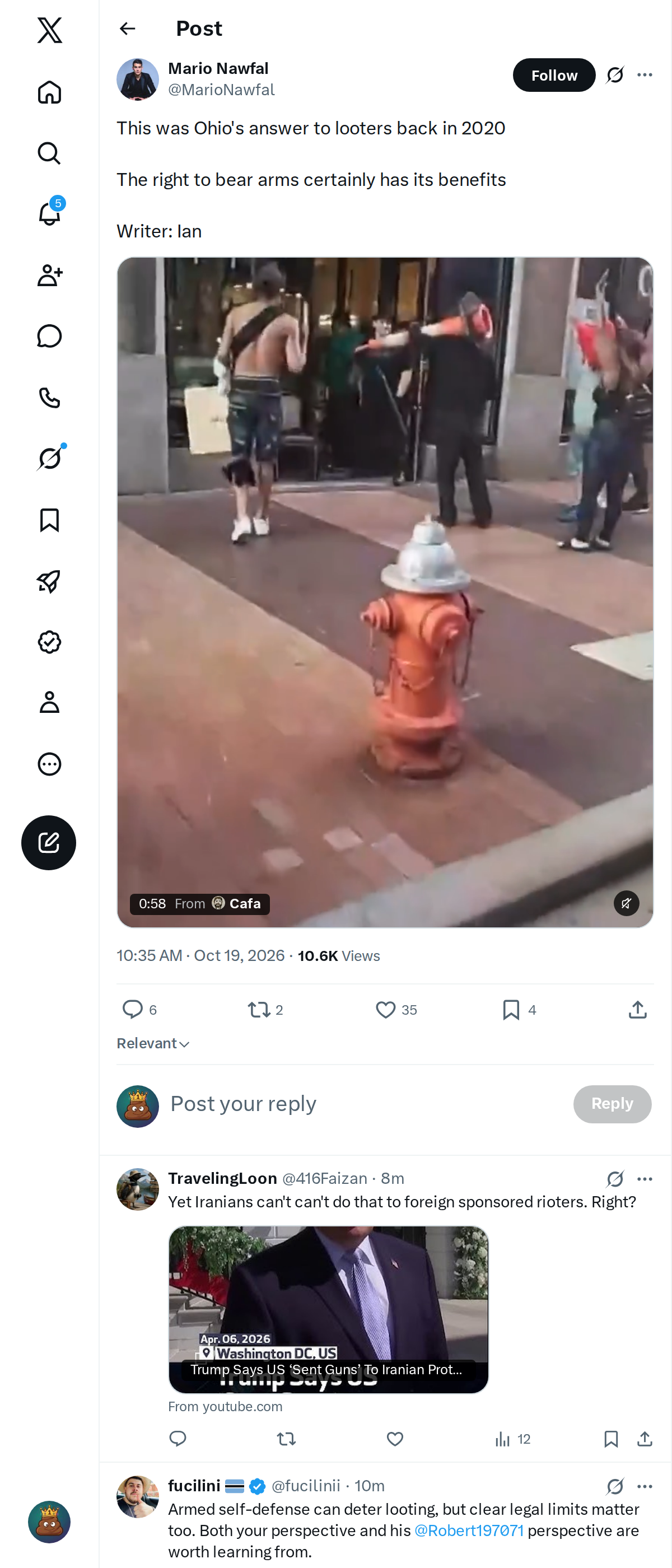 Snapshot 1 of @MarioNawfal's post from 2026-10-19