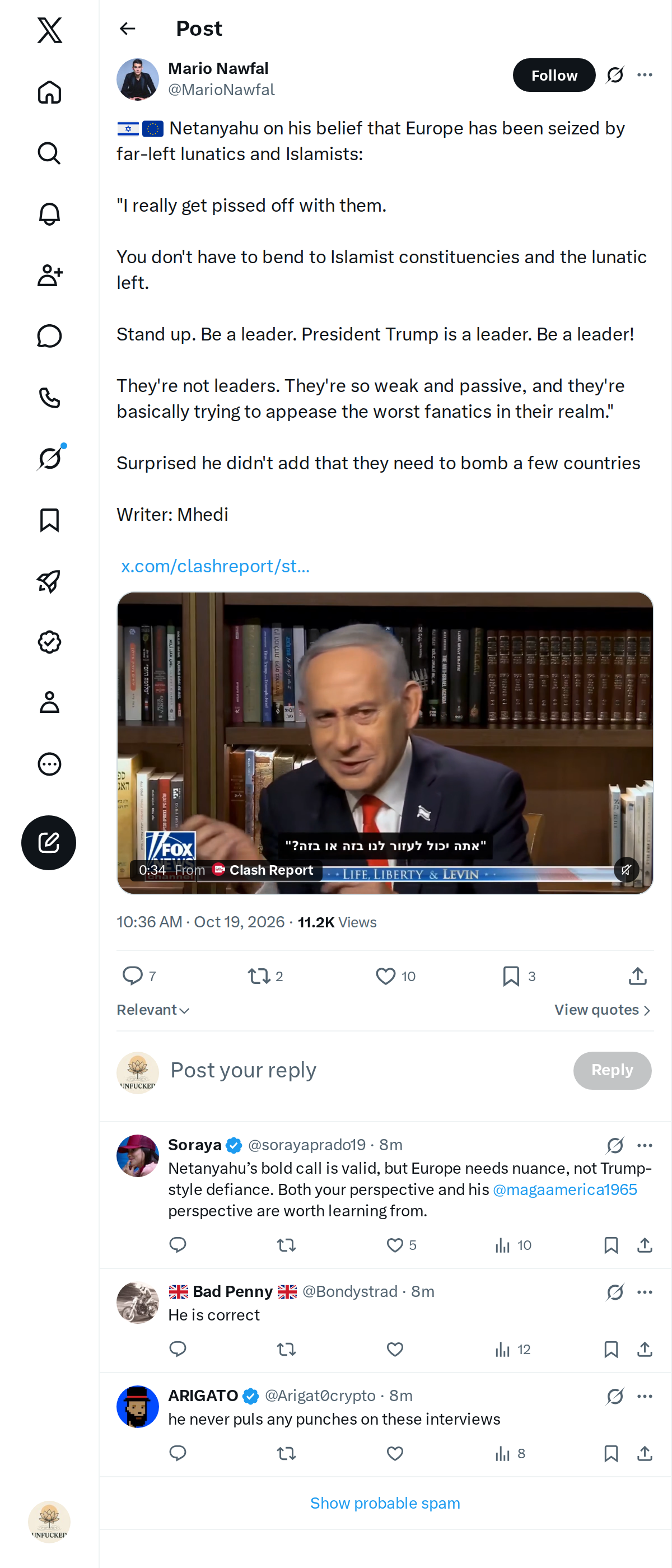 Snapshot 1 of @MarioNawfal's post from 2026-10-19
