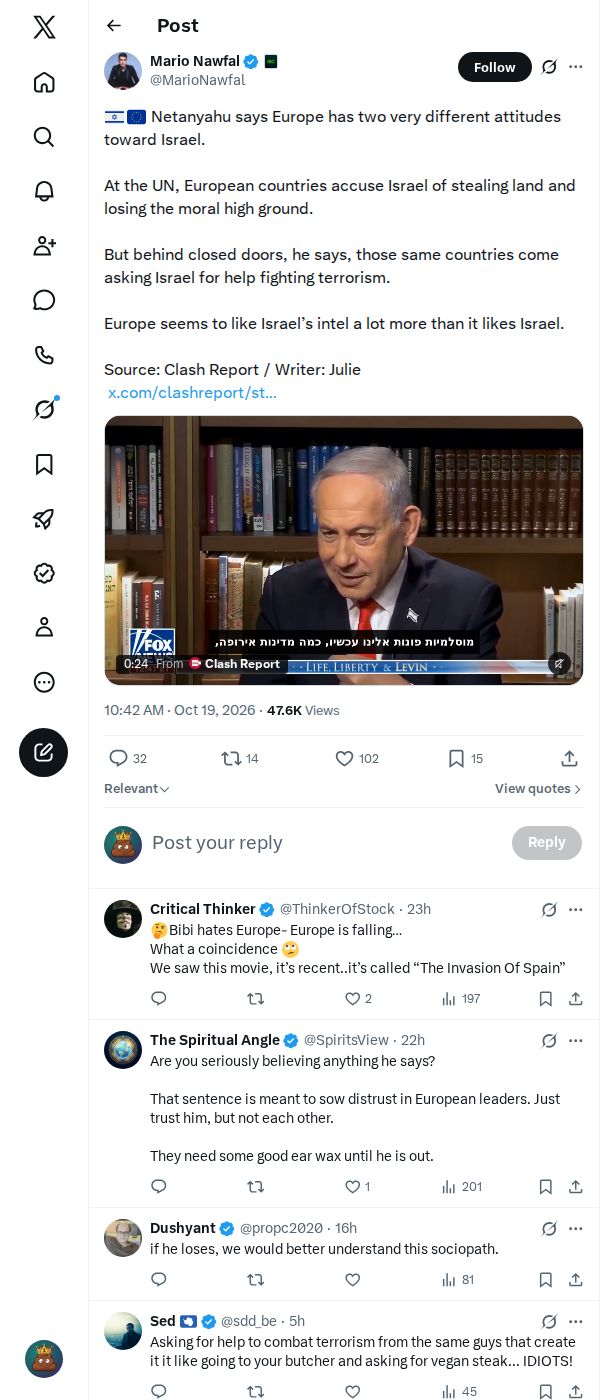 Snapshot 2 of @MarioNawfal's post from 2026-10-19