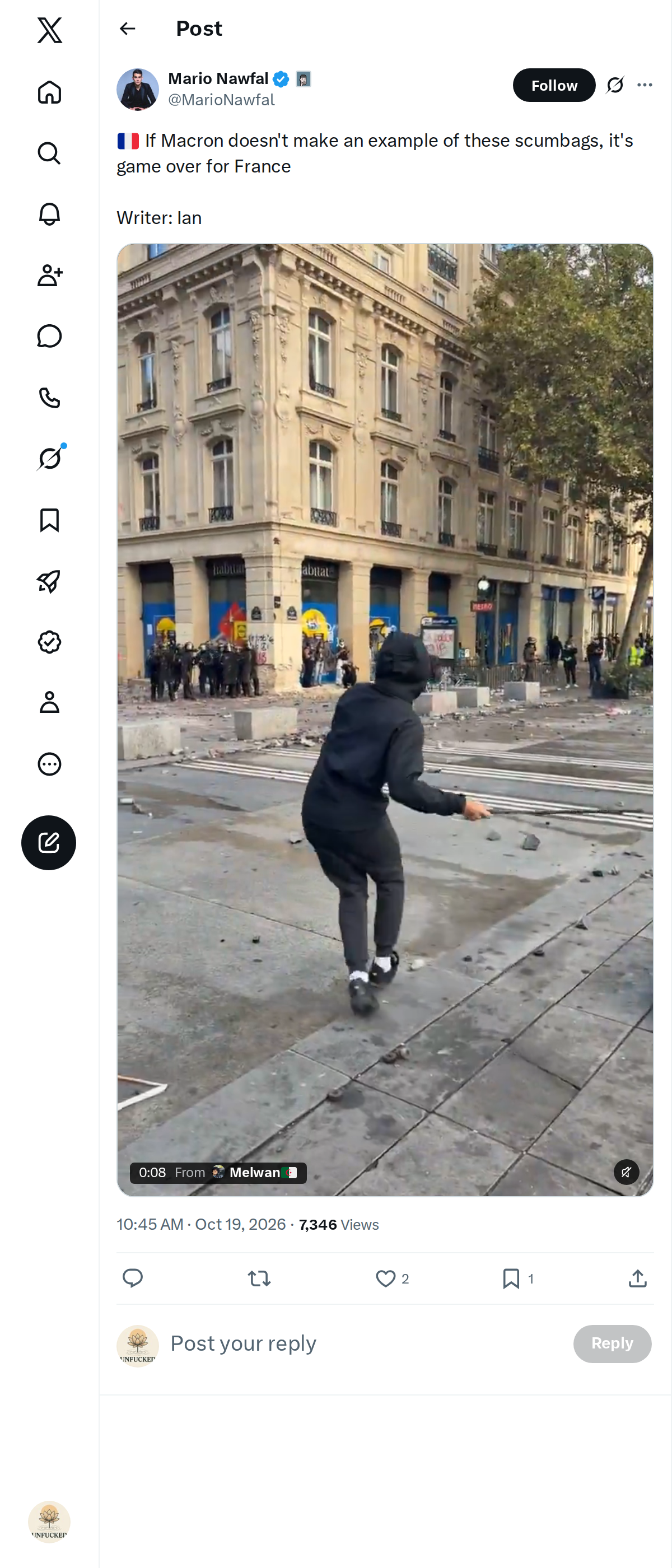 Snapshot 1 of @MarioNawfal's post from 2026-10-19