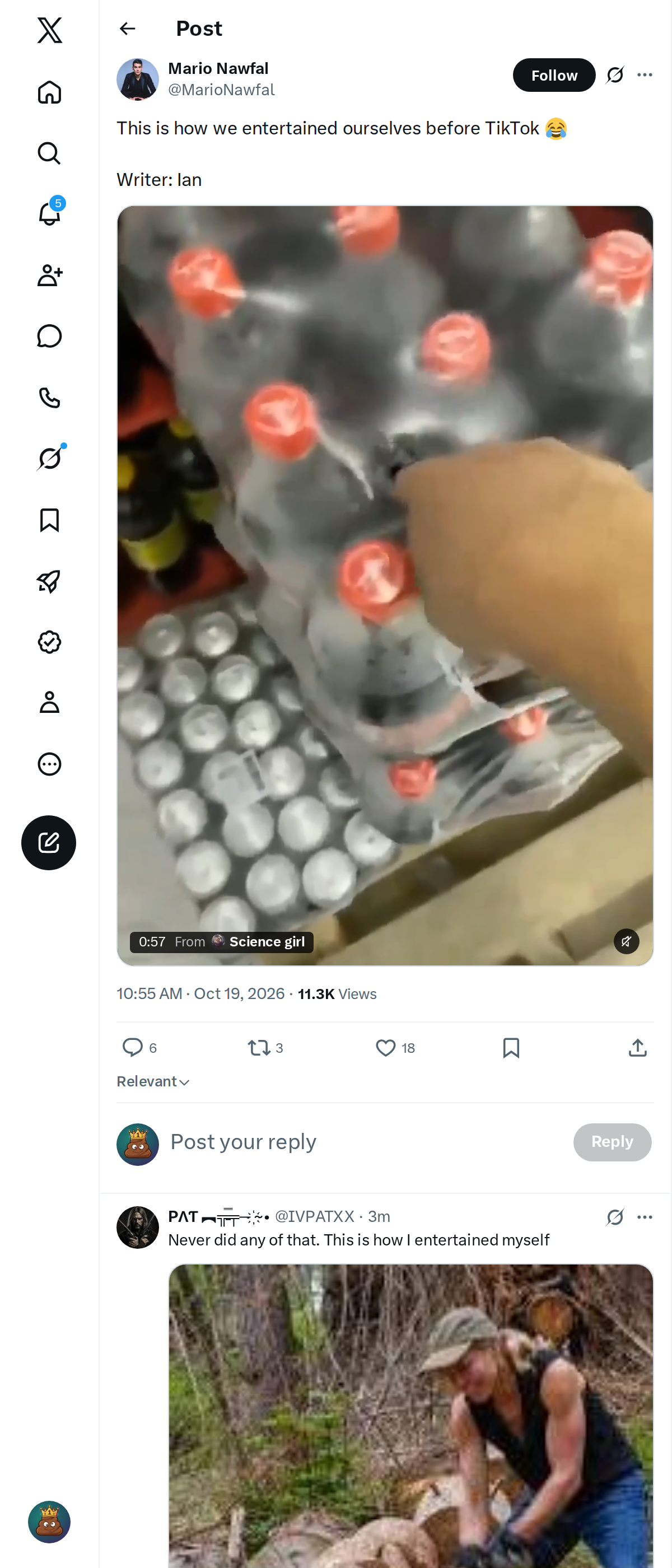 Snapshot 1 of @MarioNawfal's post from 2026-10-19