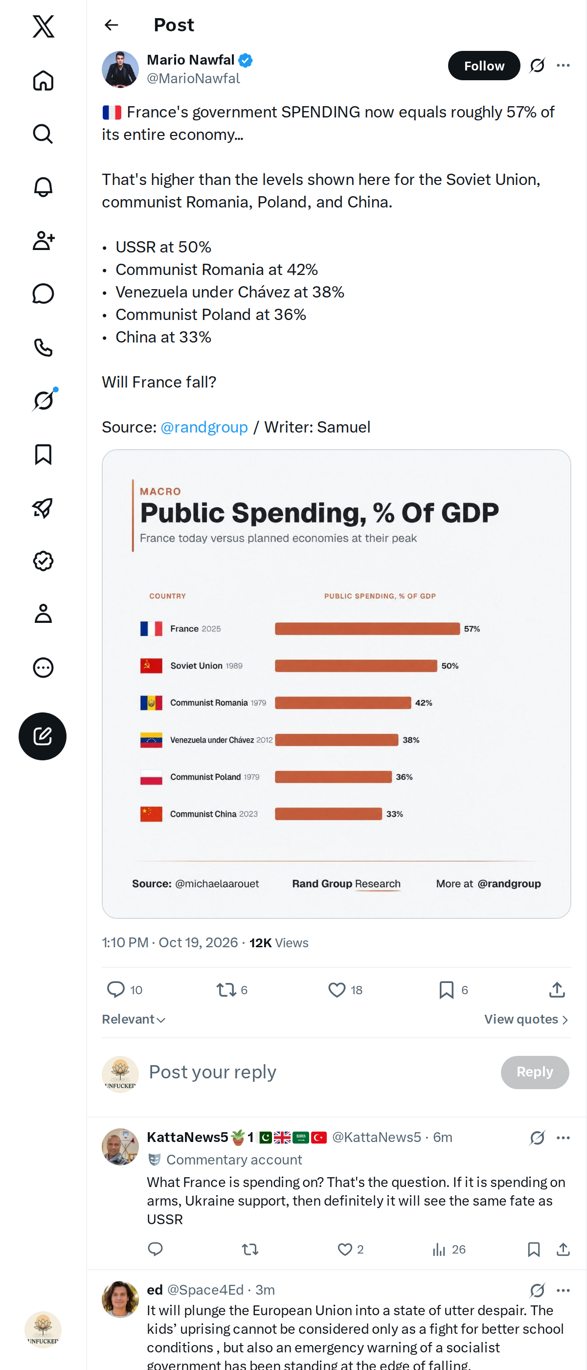 Snapshot 1 of @MarioNawfal's post from 2026-10-19