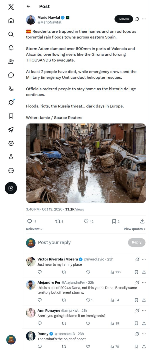 Snapshot 2 of @MarioNawfal's post from 2026-10-19