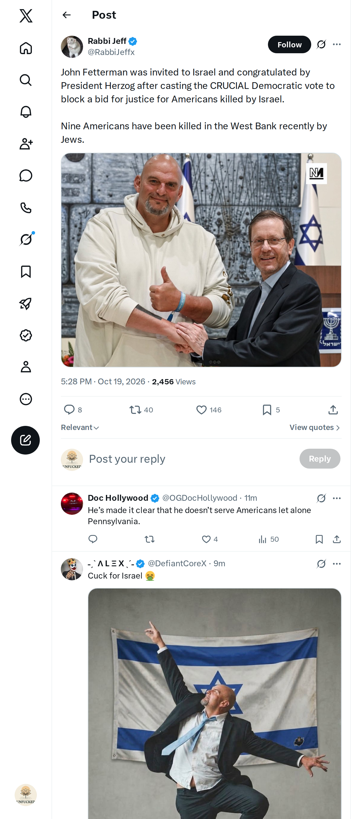Snapshot 1 of @RabbiJeffx's post from 2026-10-19