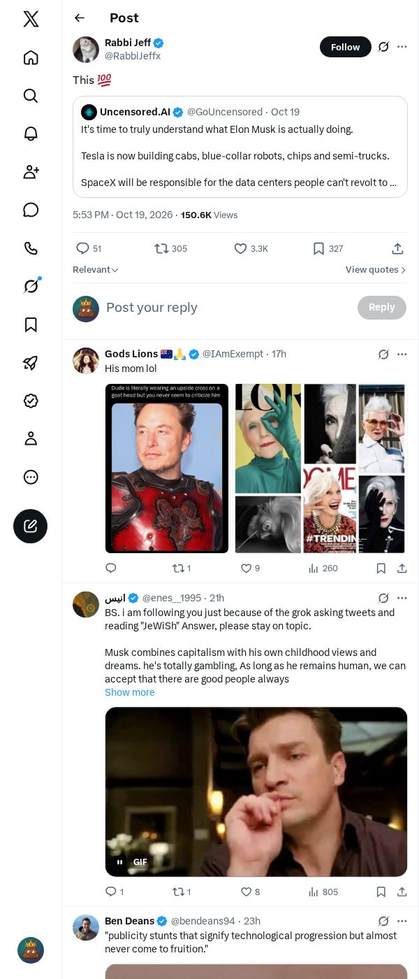 Snapshot 2 of @RabbiJeffx's post from 2026-10-19