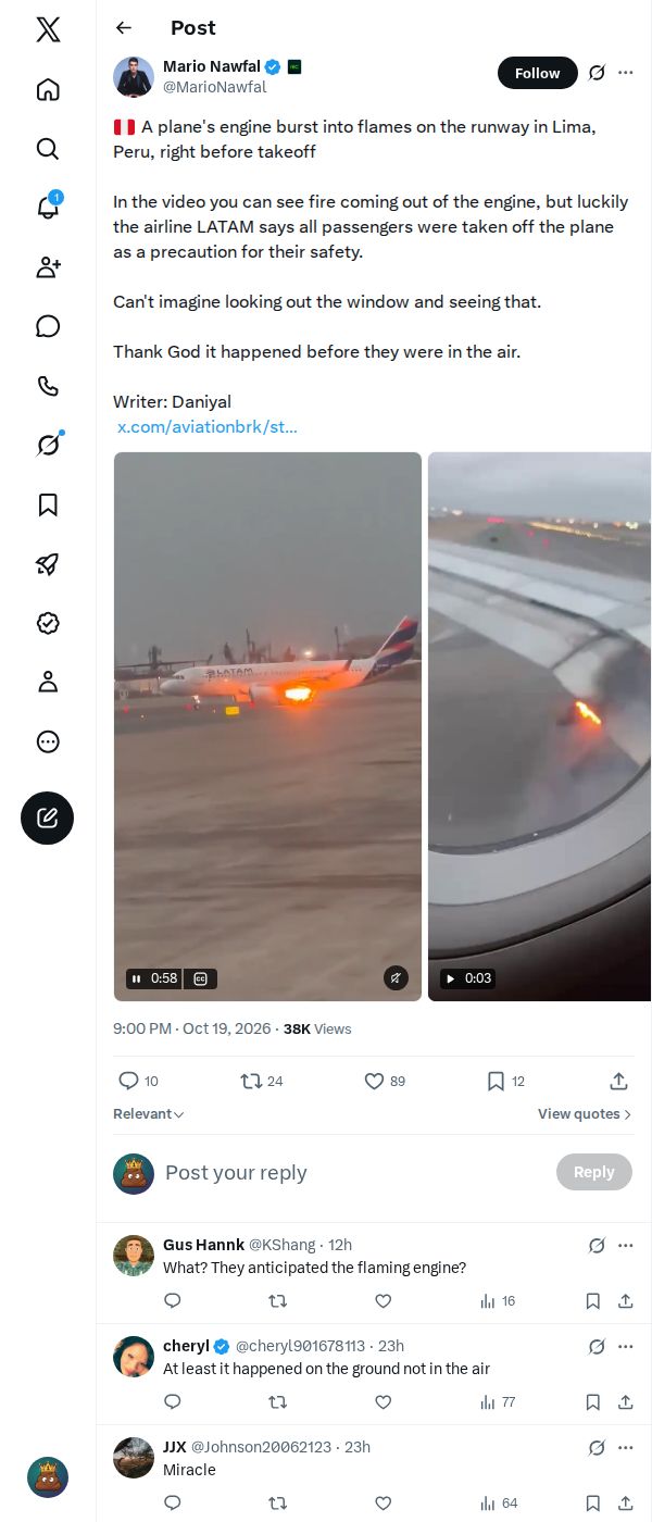 Snapshot 2 of @MarioNawfal's post from 2026-10-19