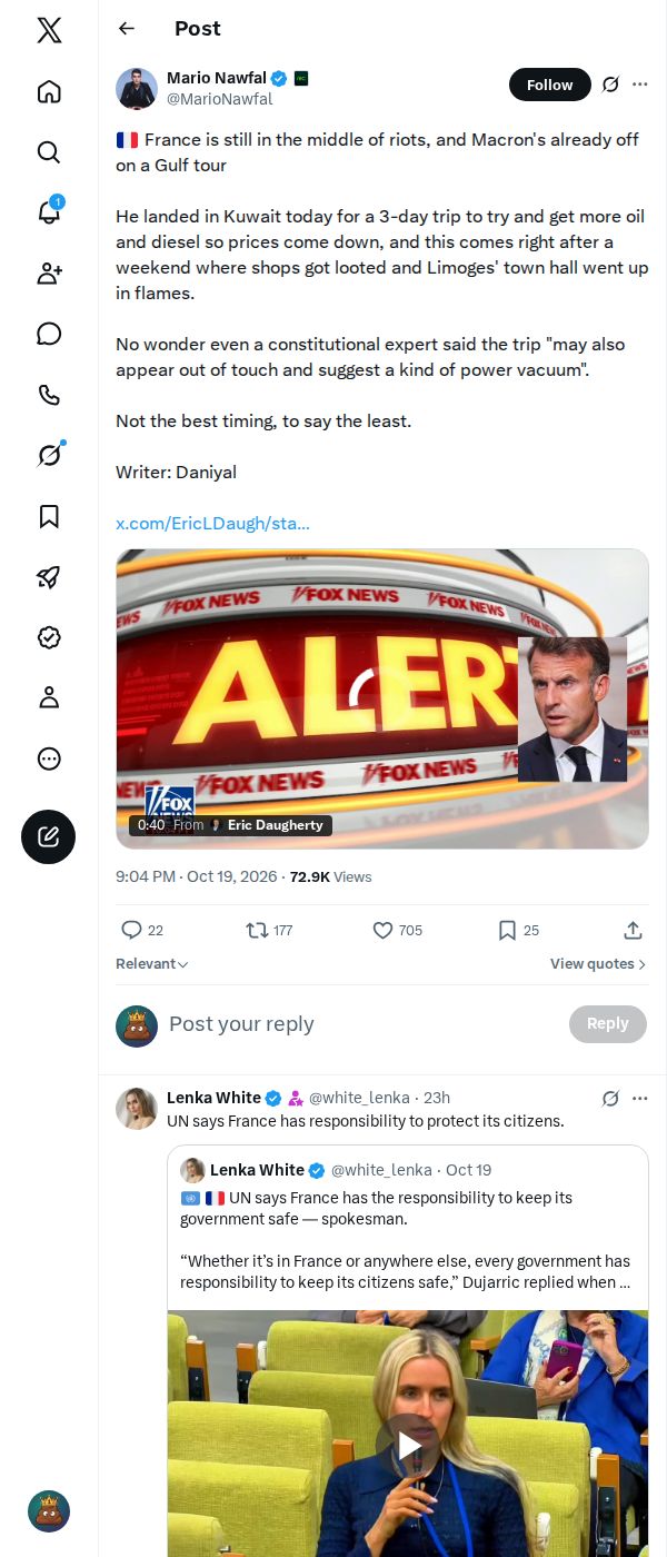 Snapshot 2 of @MarioNawfal's post from 2026-10-19
