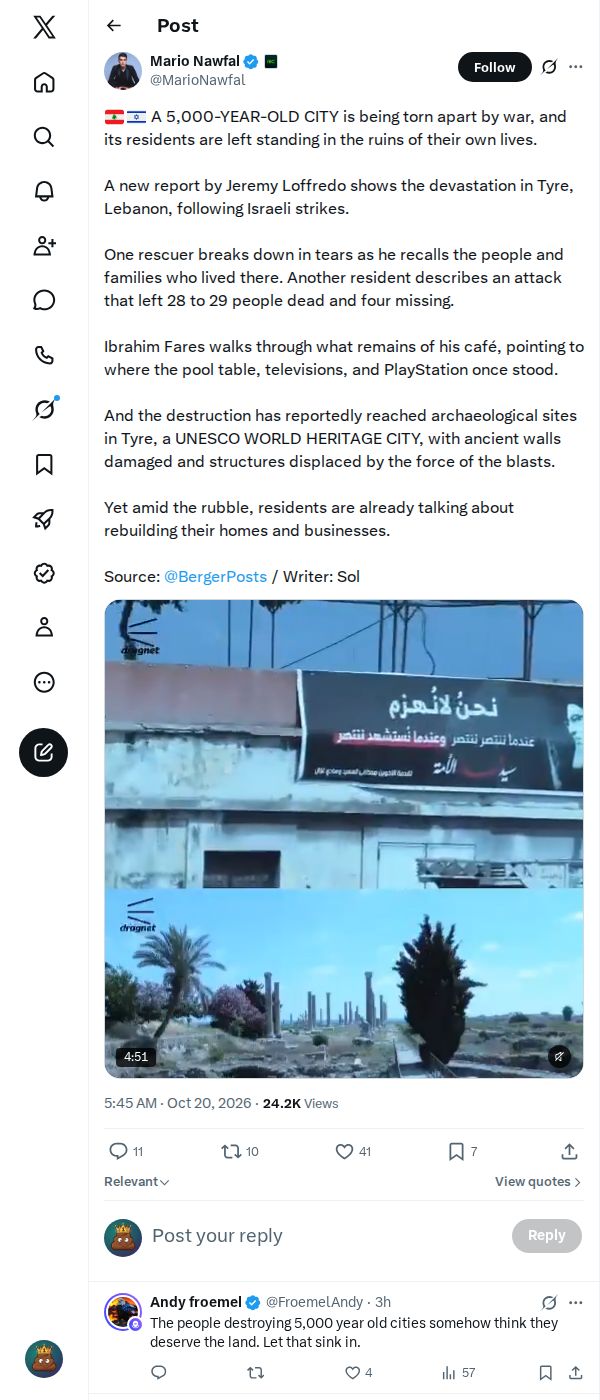 Snapshot 1 of @MarioNawfal's post from 2026-10-20