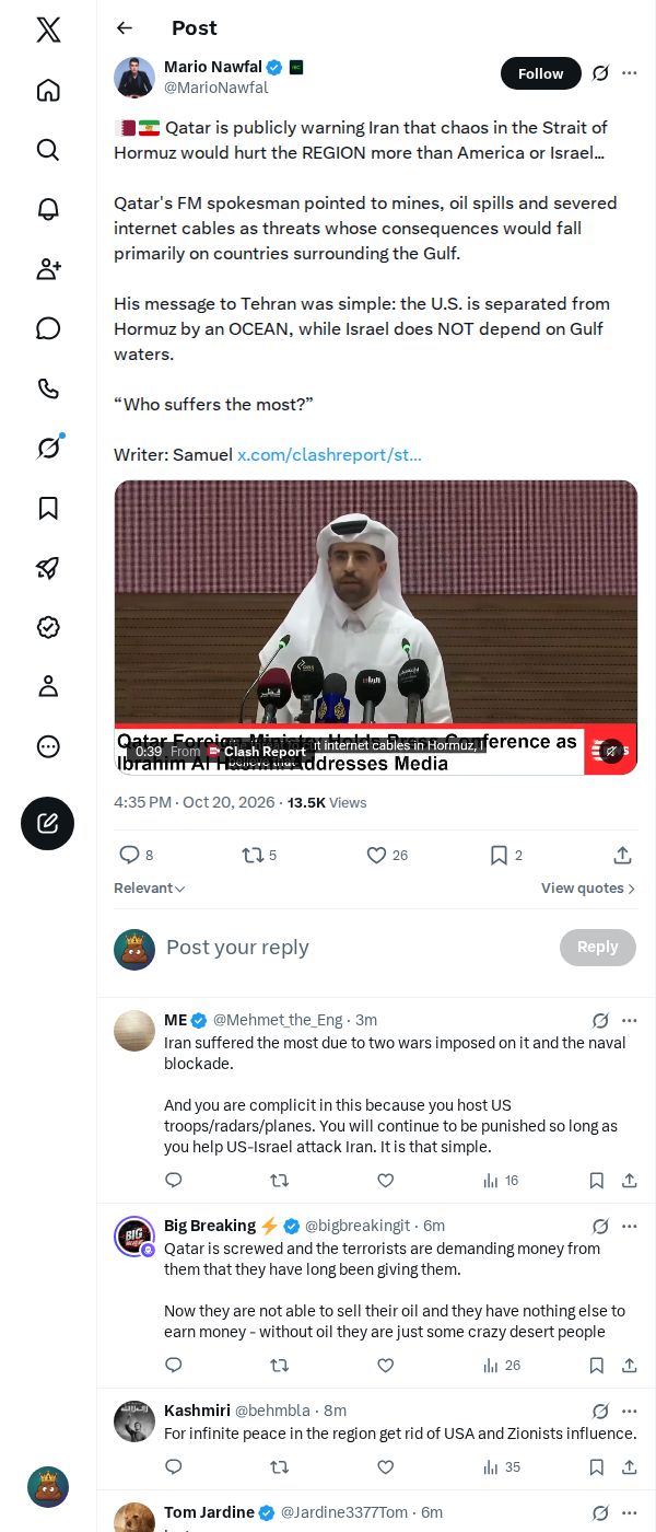 Snapshot 1 of @MarioNawfal's post from 2026-10-20