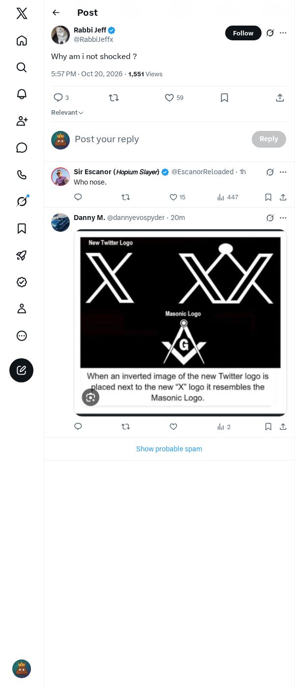 Snapshot 1 of @RabbiJeffx's post from 2026-10-20