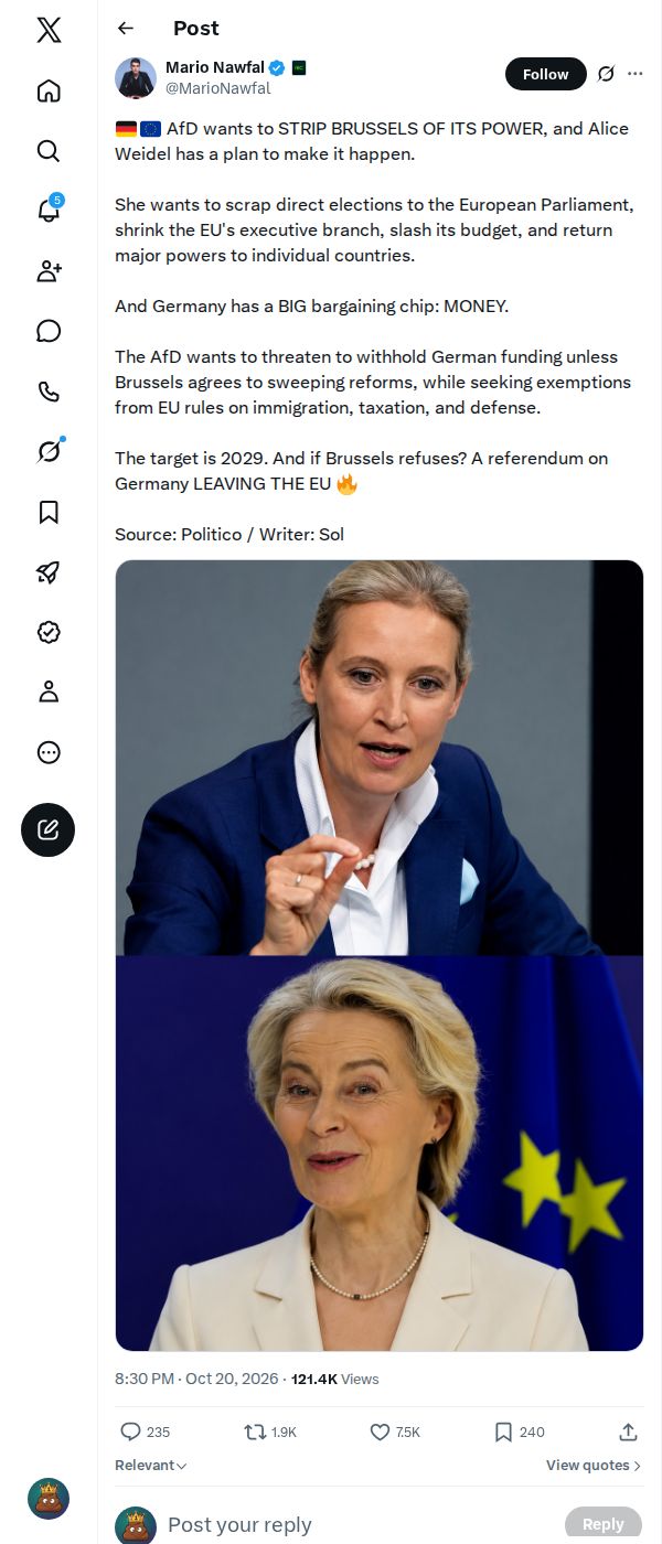 Snapshot 2 of @MarioNawfal's post from 2026-10-20