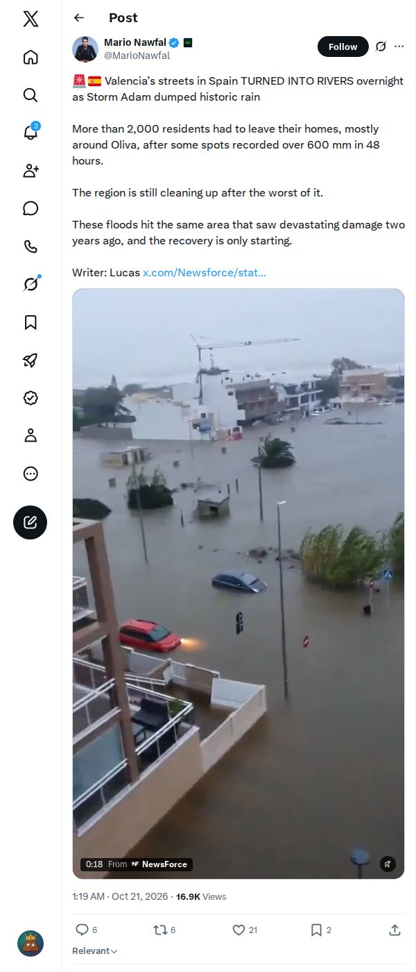 Snapshot 1 of @MarioNawfal's post from 2026-10-20